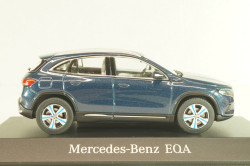 Mercedes EQA (H243) 2021 metallic-dark blue, B66960824, Herpa 1:43