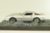 Chevrolet Corvette (C4) from movie "A view to a kill" 1985, silver, James Bond Modellauto Collection #37, Altaya 1:43