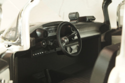 Cadillac Ecto 1 from movie car Ghostbusters with tools, white, W1176, Hot Wheels Elit 1:18