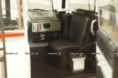 Cadillac Ecto 1 from movie car Ghostbusters with tools, white, W1176, Hot Wheels Elit 1:18