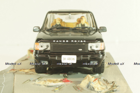 Range Rover (P38) from movie "Tomorrow never dies" 1997, black, James Bond Modellauto Collection #34, Altaya 1:43