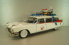 Cadillac Ecto 1 from movie car Ghostbusters with tools, white, W1176, Hot Wheels Elit 1:18
