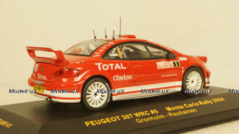 Peugeot 307 Monte Carlo Rally 2004, RAM141, IXO 1:43