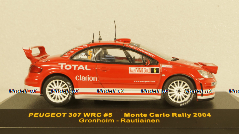 Peugeot 307 Monte Carlo Rally 2004, RAM141, IXO 1:43