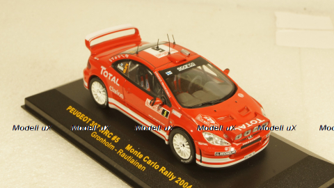 Peugeot 307 Monte Carlo Rally 2004, RAM141, IXO 1:43