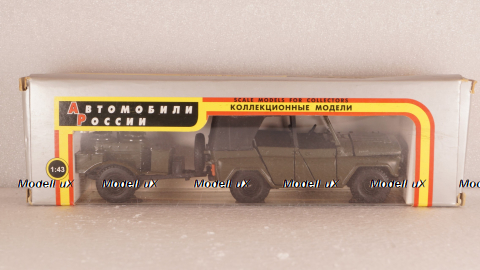 Уаз-469 с прицепом полевая кухня, Агат 1:43