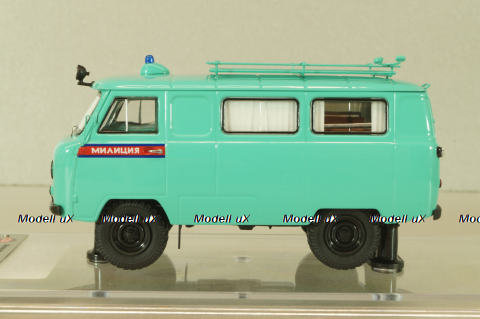 Уаз-450А, Милиция с интерьером г. Запорожье, УССР 1963 г., 145022, DiP Models 1:43