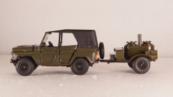 Уаз-469 с прицепом полевая кухня, Агат 1:43