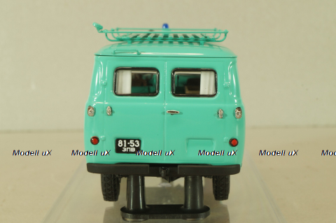 Уаз-450А, Милиция с интерьером г. Запорожье, УССР 1963 г., 145022, DiP Models 1:43