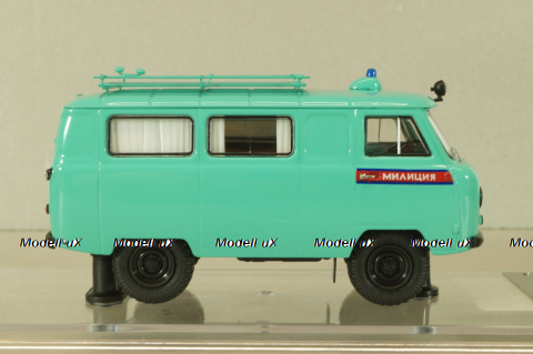 Уаз-450А, Милиция с интерьером г. Запорожье, УССР 1963 г., 145022, DiP Models 1:43