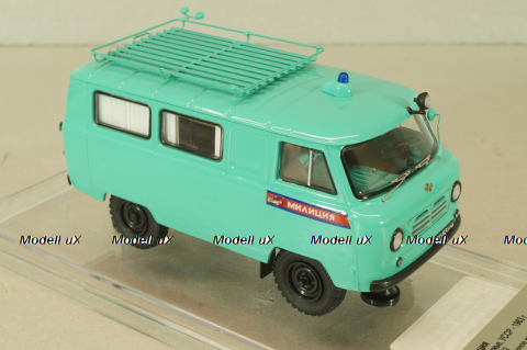 Уаз-450А, Милиция с интерьером г. Запорожье, УССР 1963 г., 145022, DiP Models 1:43