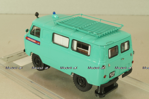 Уаз-450А, Милиция с интерьером г. Запорожье, УССР 1963 г., 145022, DiP Models 1:43