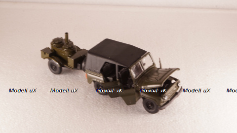 Уаз-469 с прицепом полевая кухня, Агат 1:43