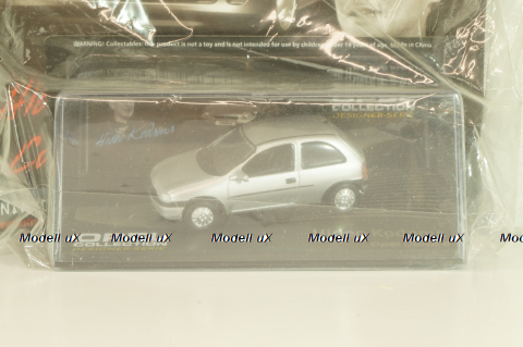 Opel Corsa (B), Hideo Kodama 1993, silver, OPCD129, Opel Collection Designer #129 1:43 с журналом, запечатанный!