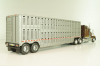 Western Star 4900 with semi-trailer 1990, brown/grey, American trucks, France №85, Altaya 1:43