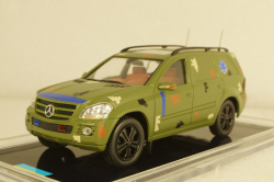 Mercedes GL500 X164 Ukraine Territorial Forces Gun Truck (Kyiv 2022), TruckTyr 1:43
