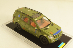 Mercedes GL500 X164 Ukraine Territorial Forces Gun Truck (Kyiv 2022), TruckTyr 1:43