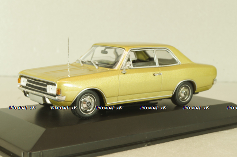 Opel Rekord C 2-door 1968, gold, 430046101, Minichamps 1:43