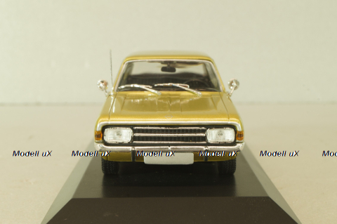 Opel Rekord C 2-door 1968, gold, 430046101, Minichamps 1:43