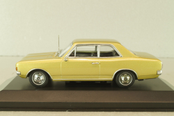 Opel Rekord C 2-door 1968, gold, 430046101, Minichamps 1:43