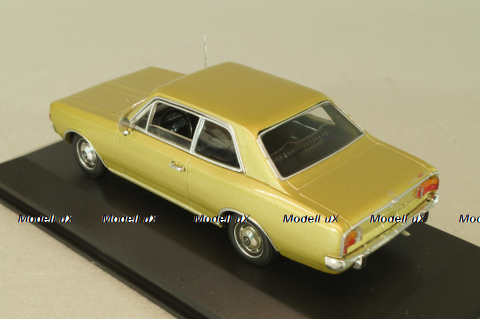 Opel Rekord C 2-door 1968, gold, 430046101, Minichamps 1:43