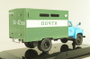 ГЗСА-3712 фургон "Почта" на шасси 53-12, голубой/зеленый, 105350, DIP Models 1:43 
