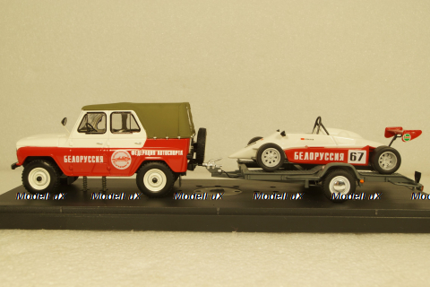 Уаз-459 с а/м Эстония -21М лафете, TruckTyr 1:43