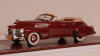 Cadillac Series 62 Convertible Open 1941, maroom metallic, GIM021A, GIM 1:43