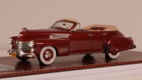 Cadillac Series 62 Convertible Open 1941, maroom metallic, GIM021A, GIM 1:43