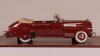Cadillac Series 62 Convertible Open 1941, maroom metallic, GIM021A, GIM 1:43