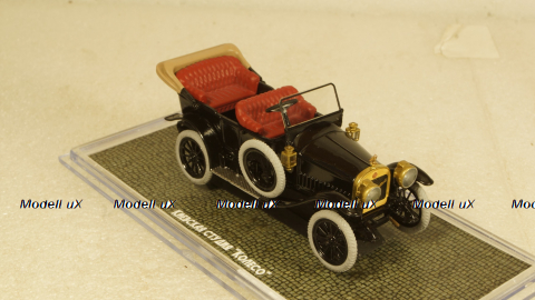 Руссо-Балт К12-20 VIII серии (1913), черный, открытый, Студия Колесо 1:43