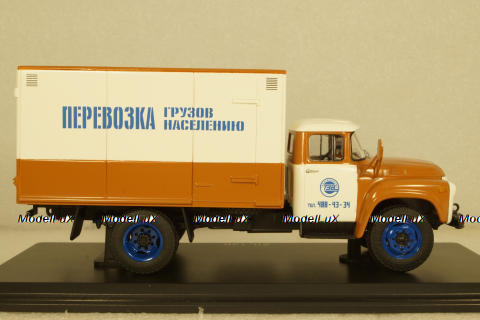 Зил-130 будка, перевозка грузов населению, TruckTyr 1:43