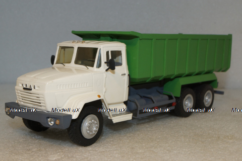 Краз-7133 С4 Самосвал, зеленый, Киммерия 1:43