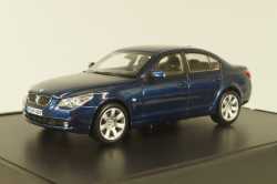 BMW 545i (E60) 2003, dark blue, 03501S, Kyosho 1:43