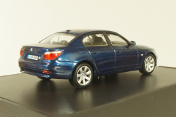 BMW 545i (E60) 2003, dark blue, 03501S, Kyosho 1:43