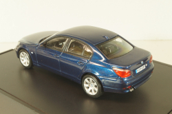 BMW 545i (E60) 2003, dark blue, 03501S, Kyosho 1:43