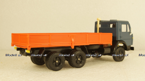Камаз-5320 бортовой синий/оранжевый 07.1984, Арек 1:43