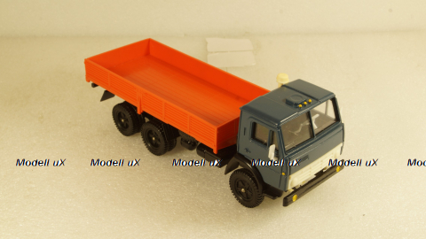 Камаз-5320 бортовой синий/оранжевый 07.1984, Арек 1:43