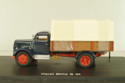Opel Blitz S 3t 1937, truck, dark blue, 03061, Schuco 1:43