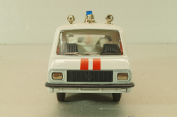 Раф-22031, скорая медицинская помощь, бело-серый, октябрь 1991, Тантал/Радон 1:43