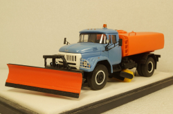 Зил-130 с кабиной Зил 131 КО-829 (белая решетка) поливалка, KV мастерская 1:43