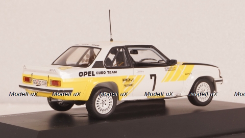 Opel Ascona B400 No.7, Swedish Rally Kullang 1980, Schuco 1:43