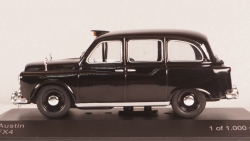 Austin FX4 London Taxi 1985 black, WB259, WhiteBox 1:43
