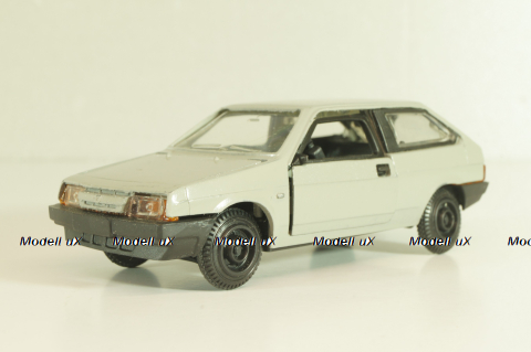 Ваз-2108 Лада, серая, май 1995г., Тантал/Радон 1:43