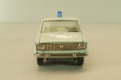 Ваз-2101 Милиция, бело-голубой, сентябрь 1990г.,  Тантал/Радон 1:43