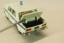 Ваз-2101 Милиция, бело-голубой, сентябрь 1990г.,  Тантал/Радон 1:43