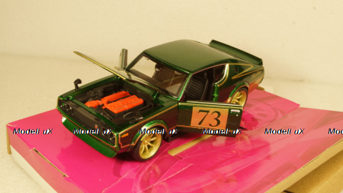 Nissan Skyline 2000 GTR #73 (KPGC110) 1973, green, 32539, Maisto 1:24
