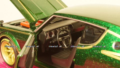 Nissan Skyline 2000 GTR #73 (KPGC110) 1973, green, 32539, Maisto 1:24