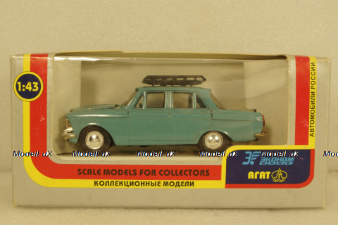 Москвич-412, с багажником, Агат 1:43
