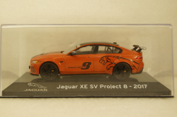 Jaguar XE SV Project 8 2017 orange/black , Altaya 1:43